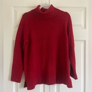 Anne Klein Vibrant Red Turtleneck Sweater